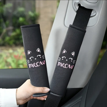 Car Seat Belt Cover Meow 2pcs 