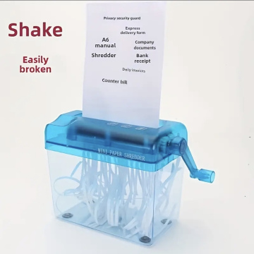 Manual Heavy-Duty Paper Shredder 