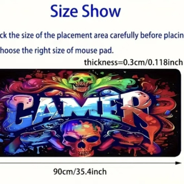 Gamer Skull Mouse Pad