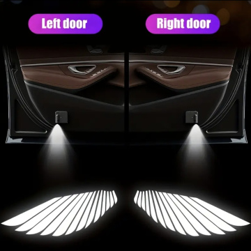 LED Car Door Lights Angel Wings 4pcs