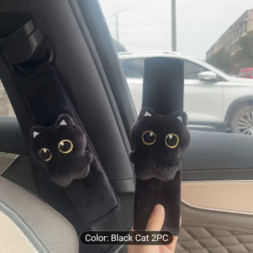 Car Seat Belt Shoulder Pad Cat 2pcs